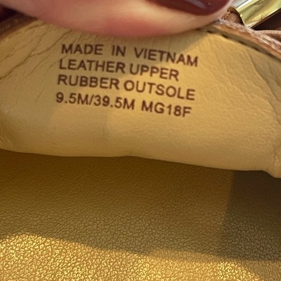 Michael Kors Brown Leather Sutton Moccasin/ Loafers, Comfort, Gold Accents, 9.5M - Picture 9 of 15